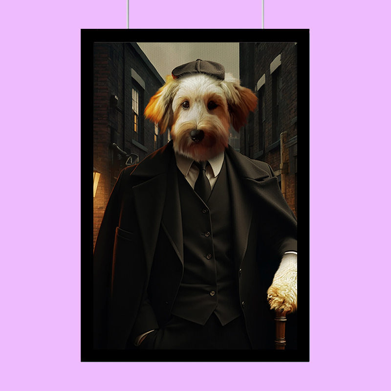 The Pawsh Blinder - Custom Pet Portrait